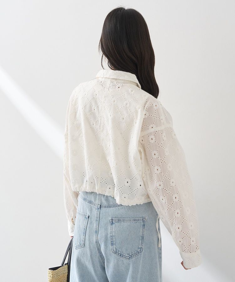 earth music&ecology「レースブルゾン」|ブルゾン・スタジャン|