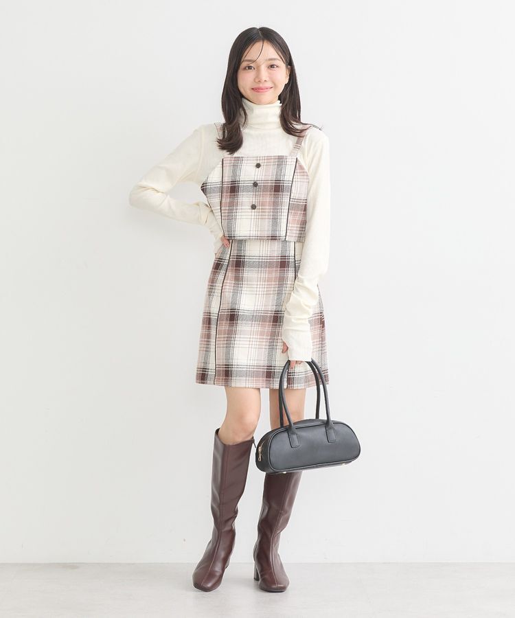 earth music&ecology「リブタートルネックプルオーバー」|Tシャツ・カットソー|