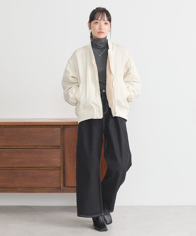 earth music&ecology「リブタートルネックプルオーバー」|Tシャツ・カットソー|