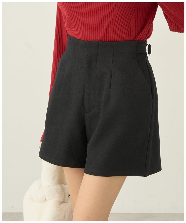 earth music&ecology「サイドベルトショートパンツ」|その他|Black