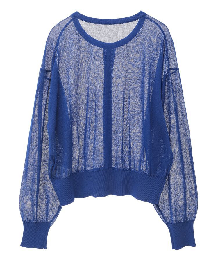 earth music&ecology「接触冷感シアークルーニットカーディガン」|カーディガン|