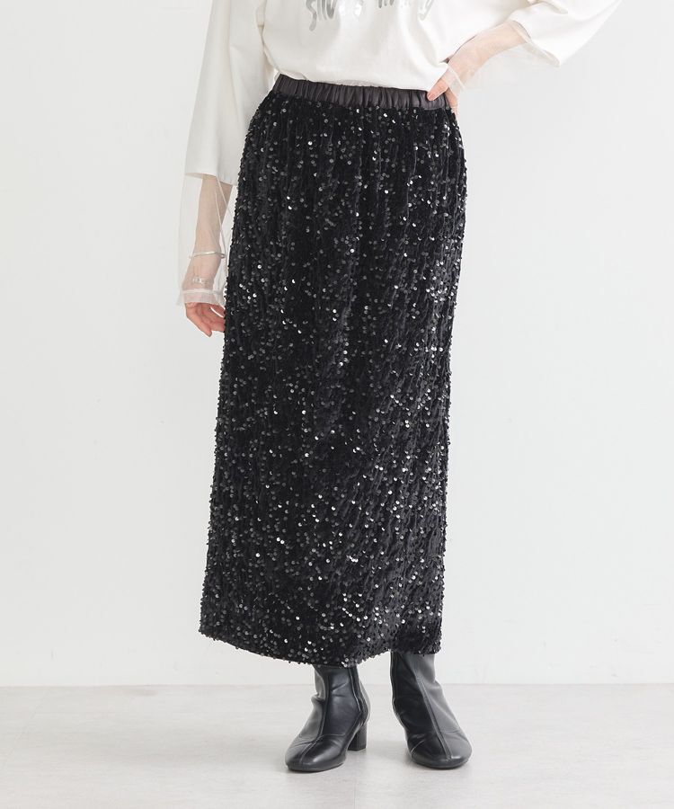 earth music&ecology「マルチウェイスパンコールスカート」|スカート|