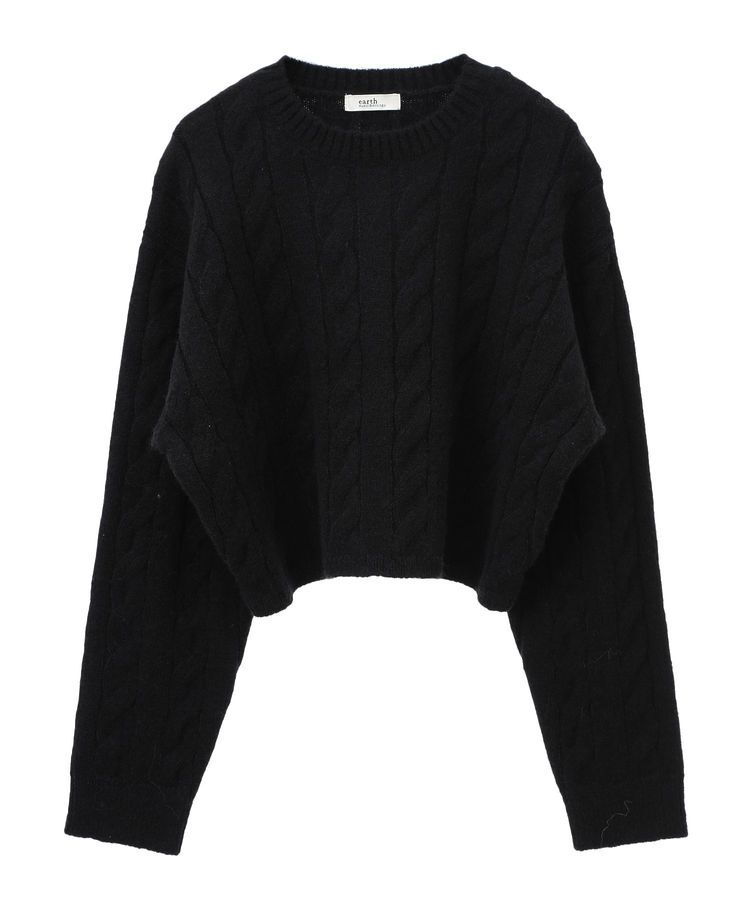 earth music&ecology「ケーブルニットプルオーバー」|ニット・セーター|