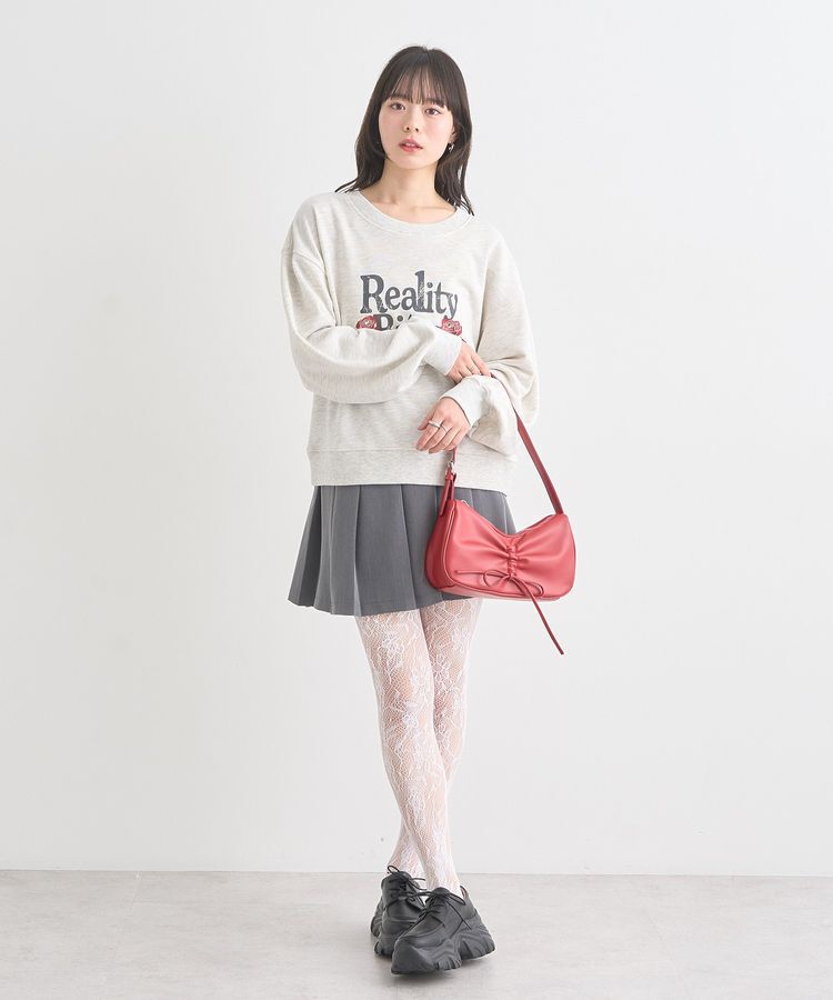 earth music&ecology「ベルト付きプリーツミニスカート」|スカート|