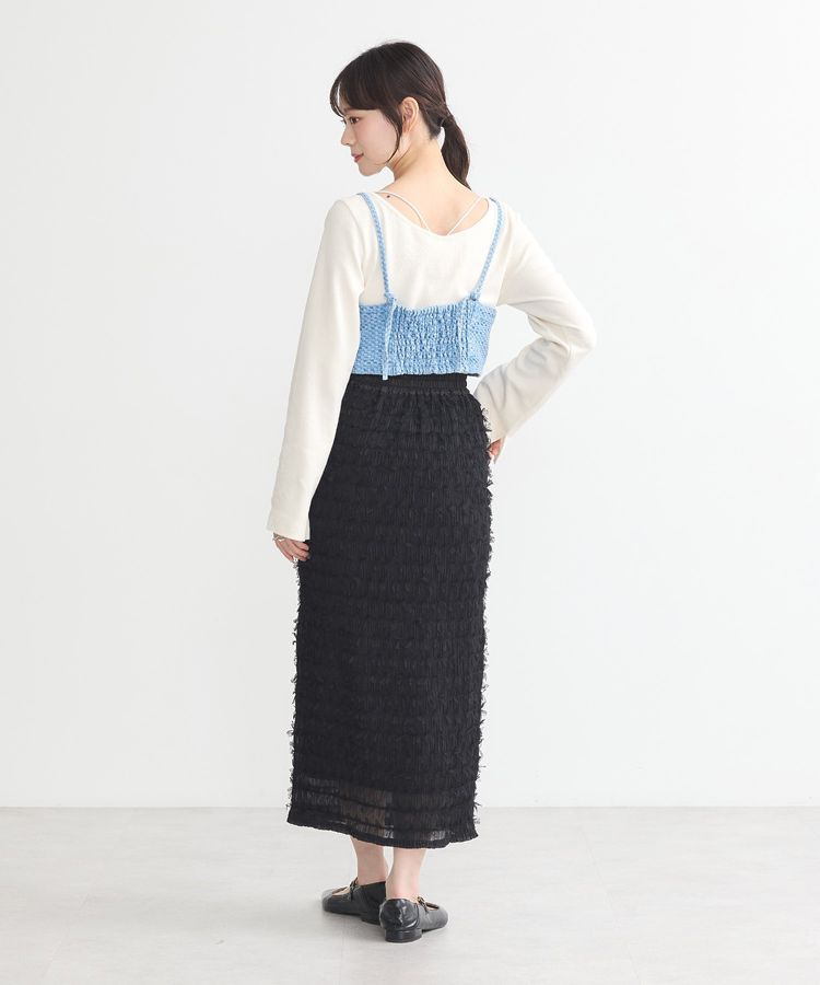 earth music&ecology「フロントジップビスチェ」|ベスト・ジレ|