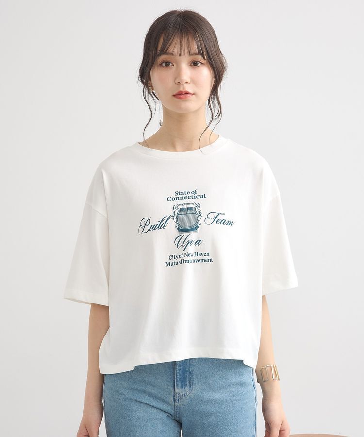 earth music&ecology「CollegeショートT」|Tシャツ・カットソー|