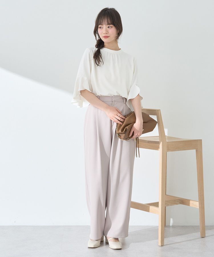 earth music&ecology「タックストレートパンツ」|その他|