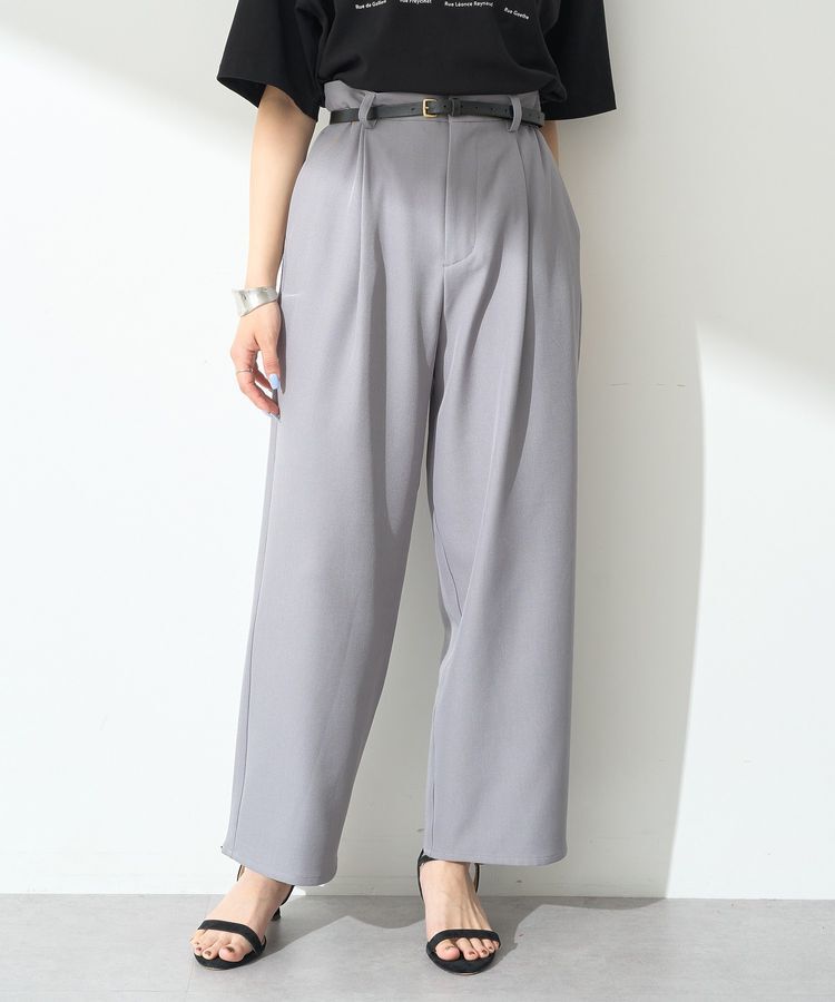 earth music&ecology「タックストレートパンツ」|その他|