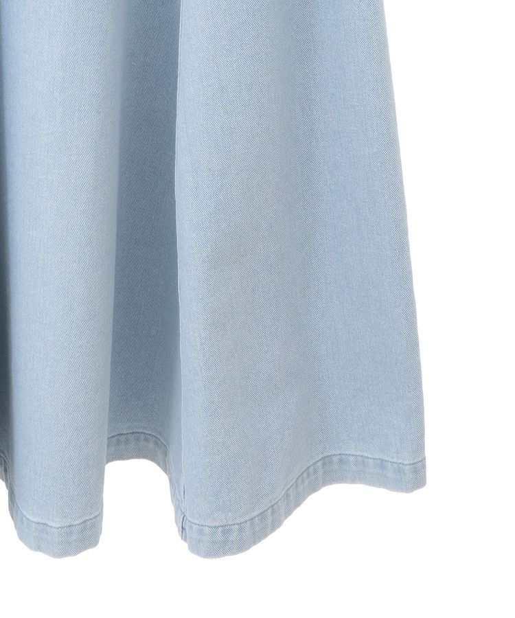 earth music&ecology「フロントボタンデニムキャミドレ」|ワンピース|