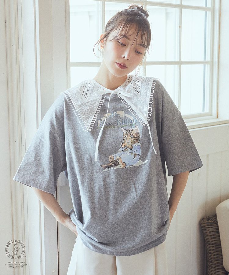 earth music&ecology「PeterRabbit(TM)/earth こねこのトムＴ」|Tシャツ・カットソー|