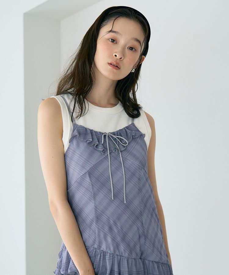 earth music&ecology「リブタンクトップ」|キャミソール|