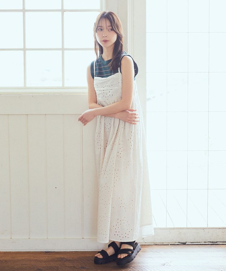 earth music&ecology「リブタンクトップ」|キャミソール|