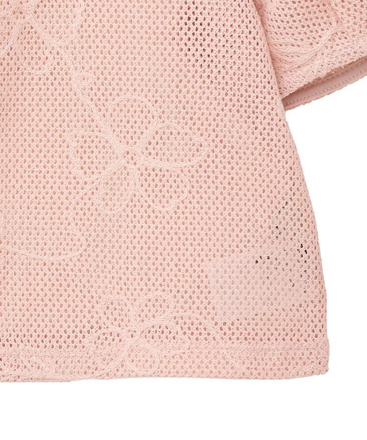 earth music&ecology「フラワーコード刺繍カーディガン」|カーディガン|