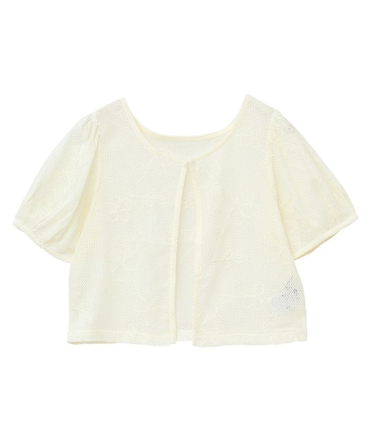 earth music&ecology「フラワーコード刺繍カーディガン」|カーディガン|