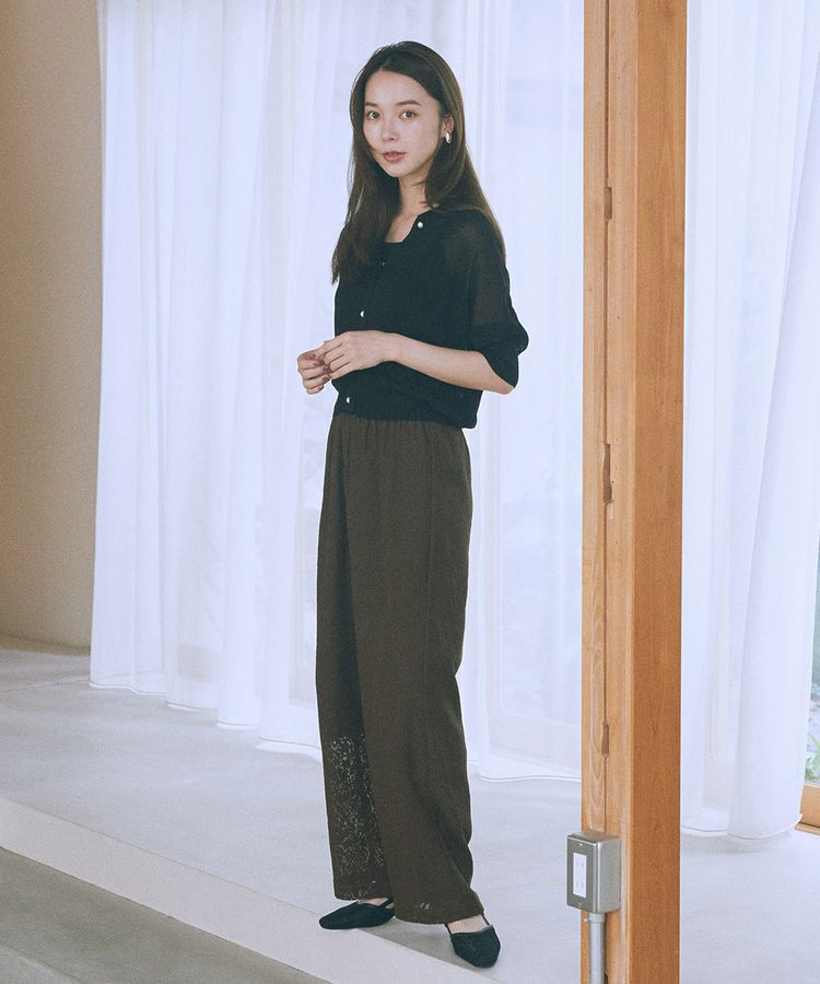 earth music&ecology「レースイージーパンツ」|その他|