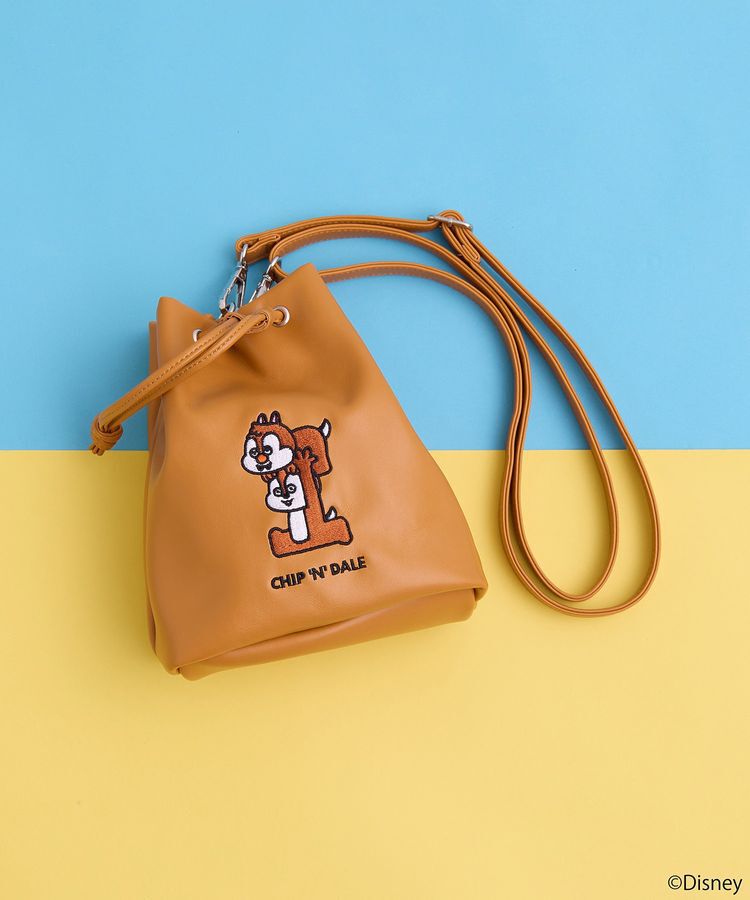 earth music&ecology「<Disney>松本セイジ ミニバッグ」|ショルダー・メッセンジャー|Camel