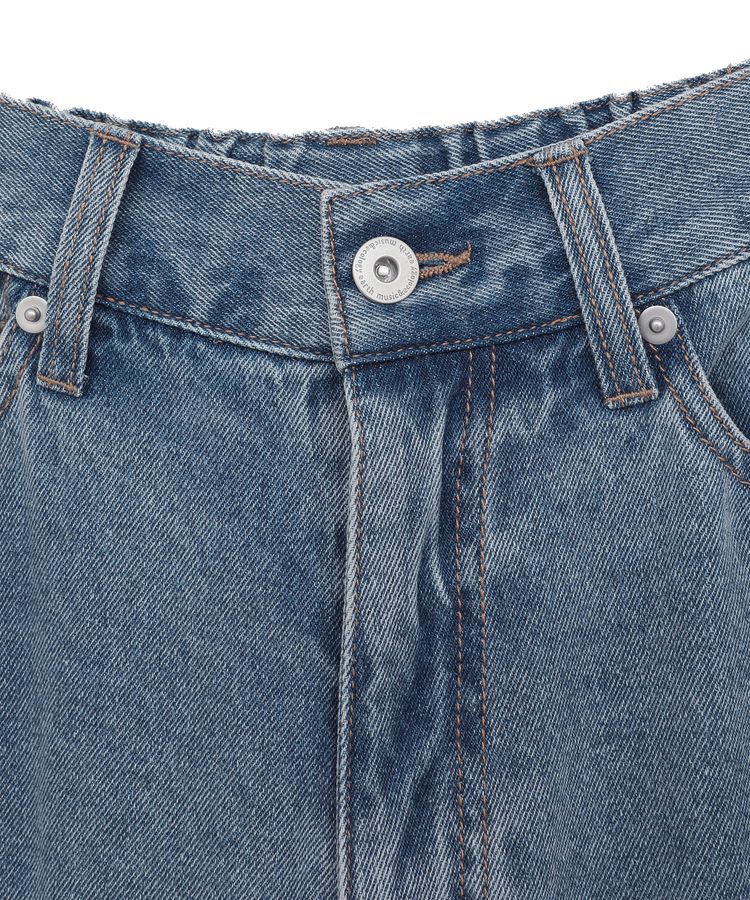 earth music&ecology「サイドチュールデニムパンツ」|デニム|