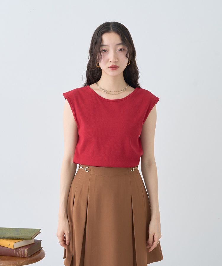 earth music&ecology「前後2wayステッチリブタンクトップ」|キャミソール|