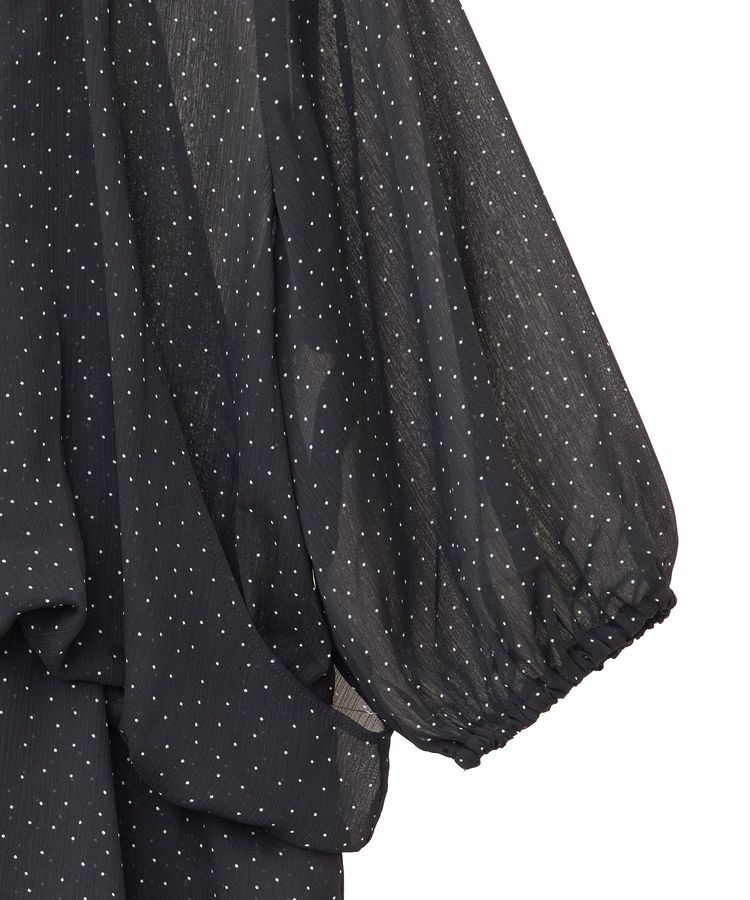 earth music&ecology「レイヤードライクドット柄ブラウス」|シャツ・ブラウス|