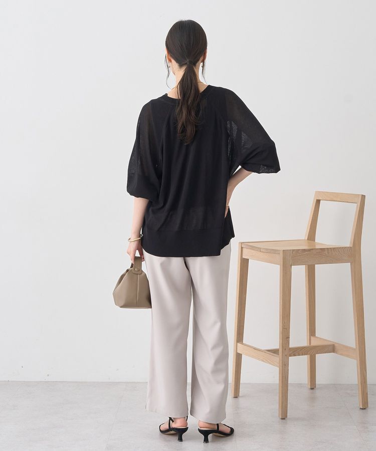 earth music&ecology「キーネックシアーカーディガン」|カーディガン|