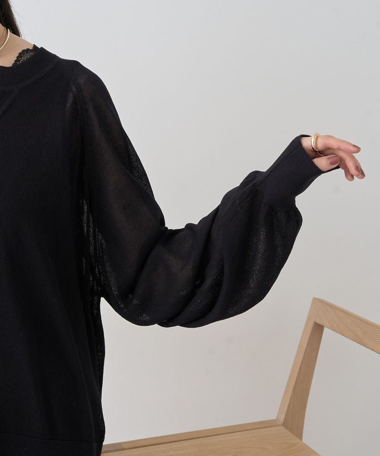 earth music&ecology「キーネックシアーカーディガン」|カーディガン|