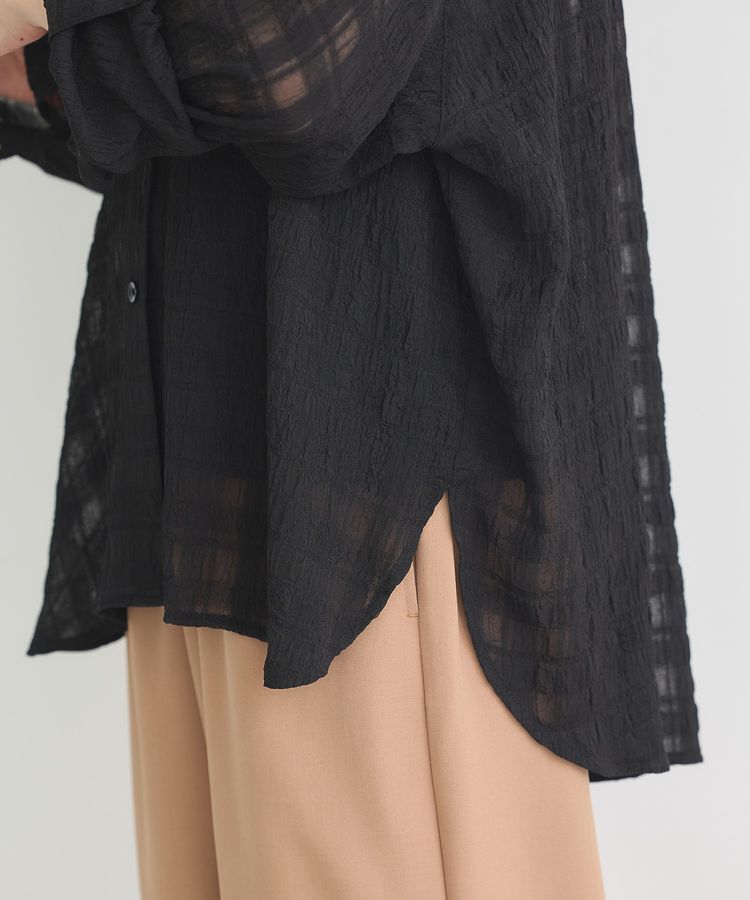 earth music&ecology「シャドーチェックシャツ」|シャツ・ブラウス|