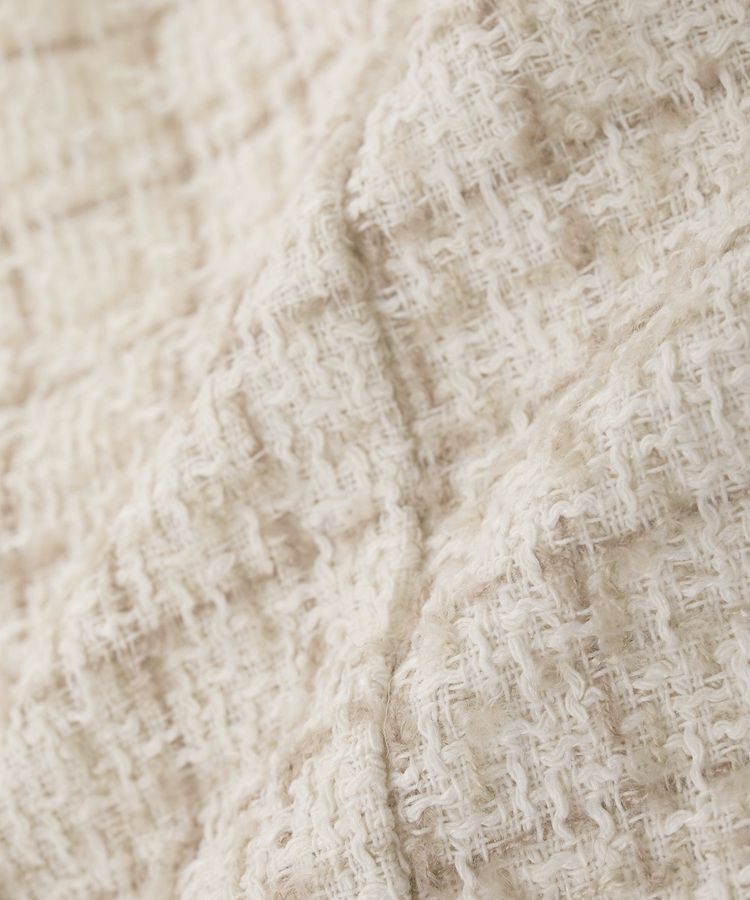 earth music&ecology「フリンジツイードビスチェ」|ベスト・ジレ|