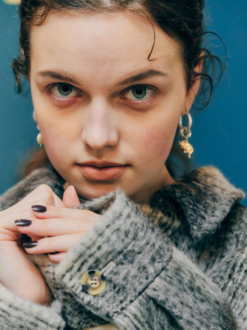  「アシンメトリーピアスD( チャーム&times;ウォーターパール)」|その他|