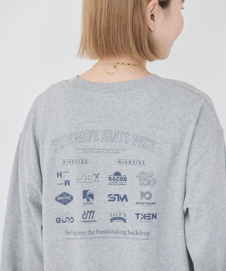 AMERICAN HOLIC「カンパニーロゴ風プリントロンT/チュニック」|Tシャツ・カットソー|