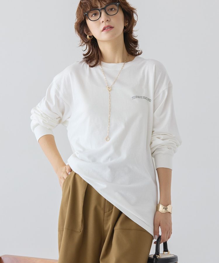 AMERICAN HOLIC「カンパニーロゴ風プリントロンT/チュニック」|Tシャツ・カットソー|