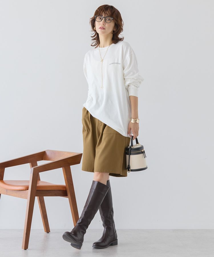 AMERICAN HOLIC「カンパニーロゴ風プリントロンT/チュニック」|Tシャツ・カットソー|