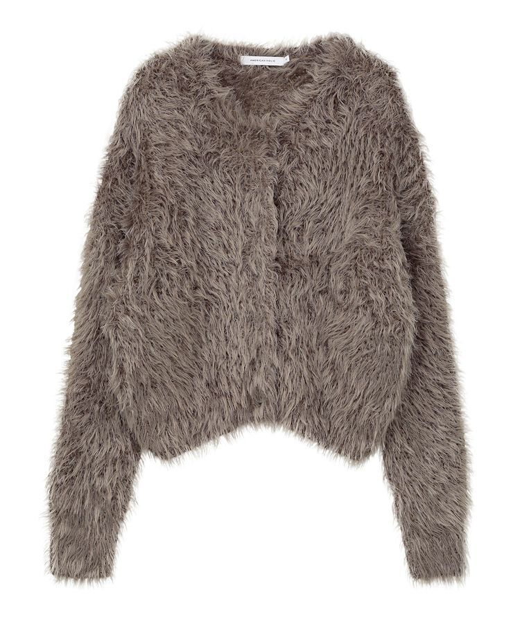 AMERICAN HOLIC「シャギーニットクルーネックカーディガン」|カーディガン|