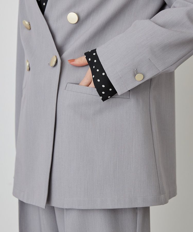 AMERICAN HOLIC「【イージーケア】ノーカラージャケット」|テーラードジャケット|