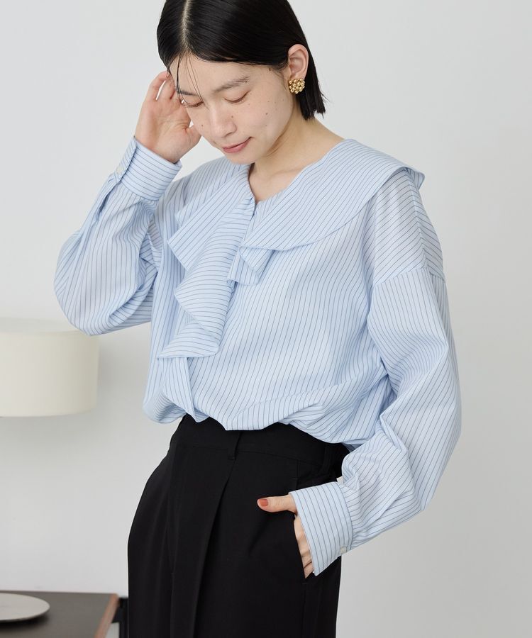 AMERICAN HOLIC「【イージーケア】ラッフルブラウス」|シャツ・ブラウス|