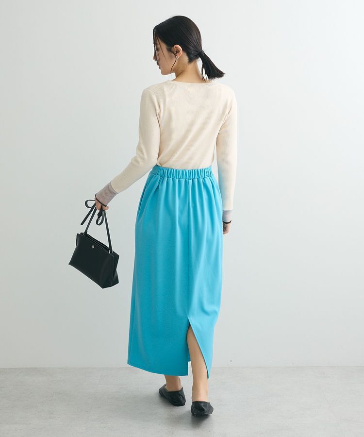 Green Parks「アンチピリング袖シアーリブニットプルオーバー」|ニット・セーター|