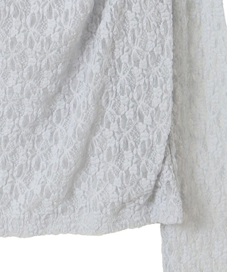 Green Parks「・SUGAR SPOON ドレープレースプルオーバー」|Tシャツ・カットソー|