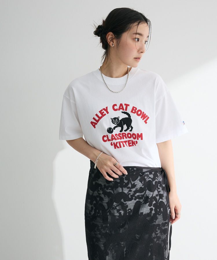 Green Parks「■RUSSELL プリントショートスリーブTEE」|Tシャツ・カットソー|White