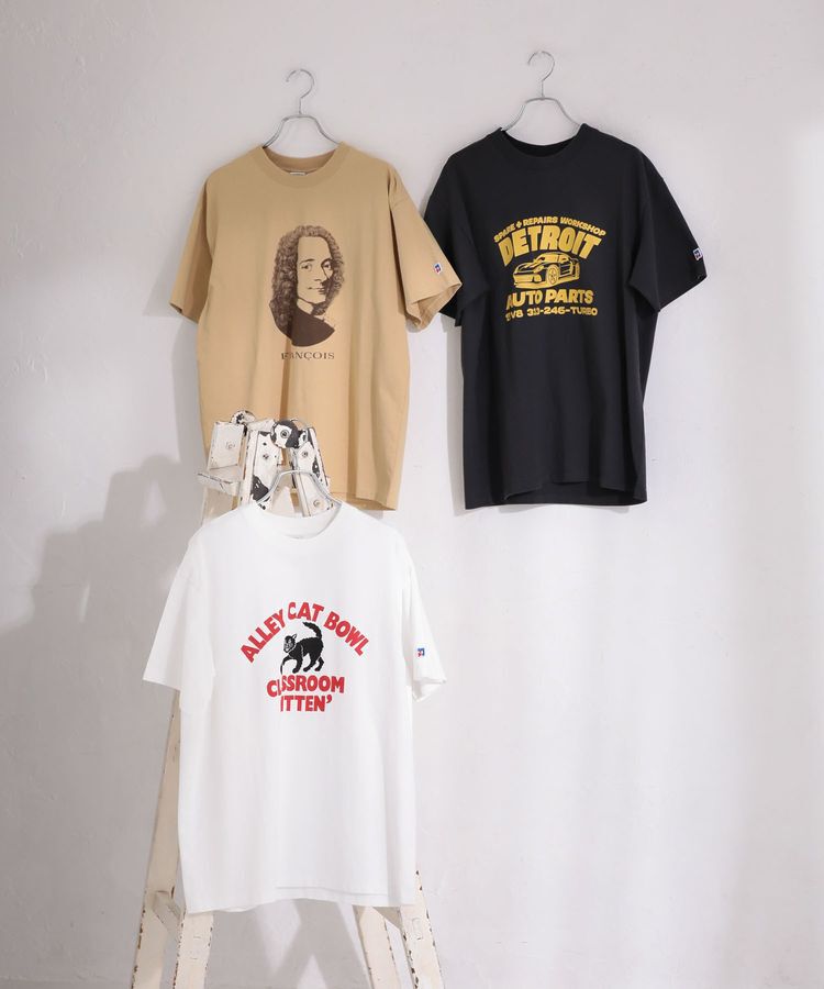 Green Parks「■RUSSELL プリントショートスリーブTEE」|Tシャツ・カットソー|