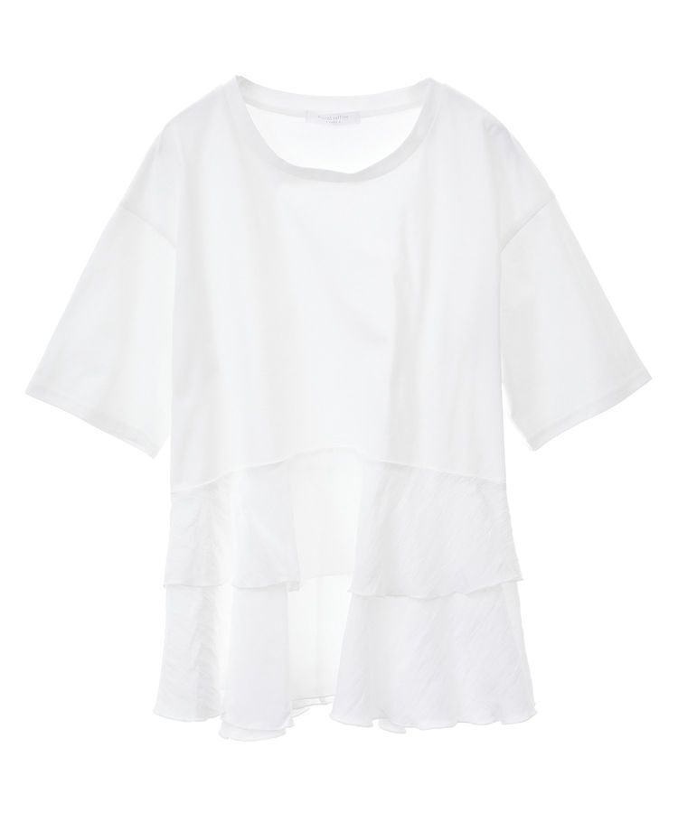 Green Parks「サテンティアードドッキングプルオーバー」|Tシャツ・カットソー|