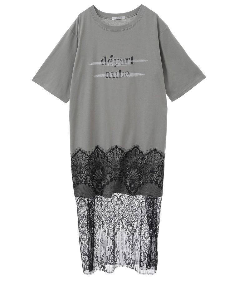 armonia「裾レースドッキングカットロゴチュニック」|ワンピース|