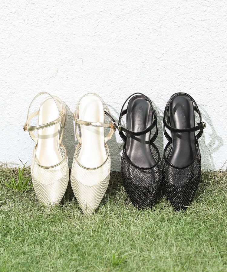 armonia「RUPISポインテットメッシュストラップサンダル」|サンダル|