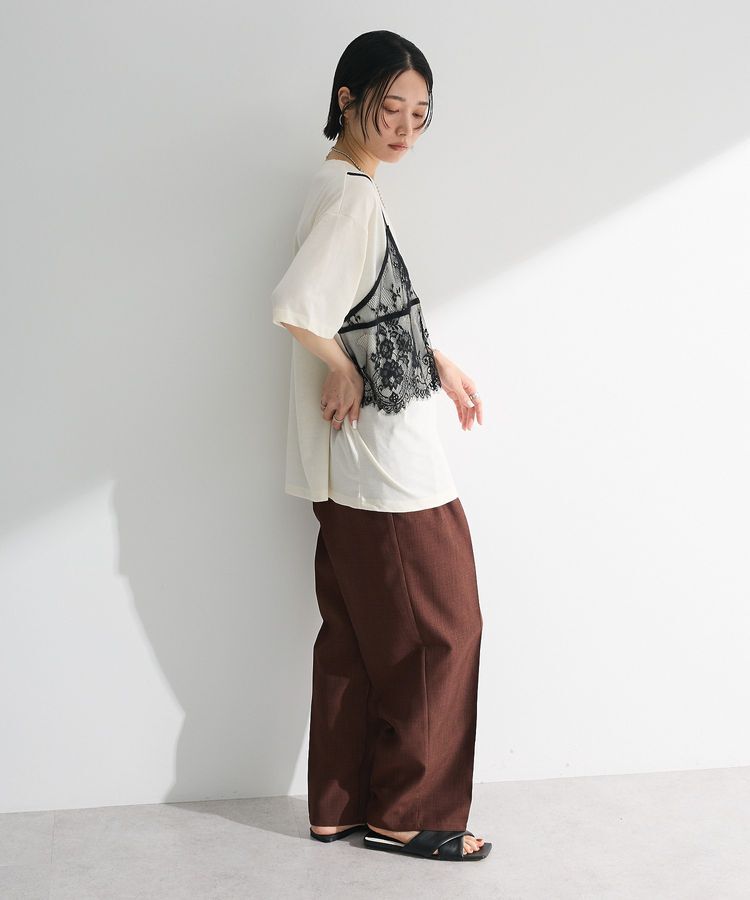 Green Parks「レースビスチェドッキングチュニック」|チュニック|