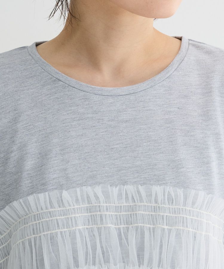 Green Parks「・ELENCARE DUE チュールドッキングTEE」|Tシャツ・カットソー|