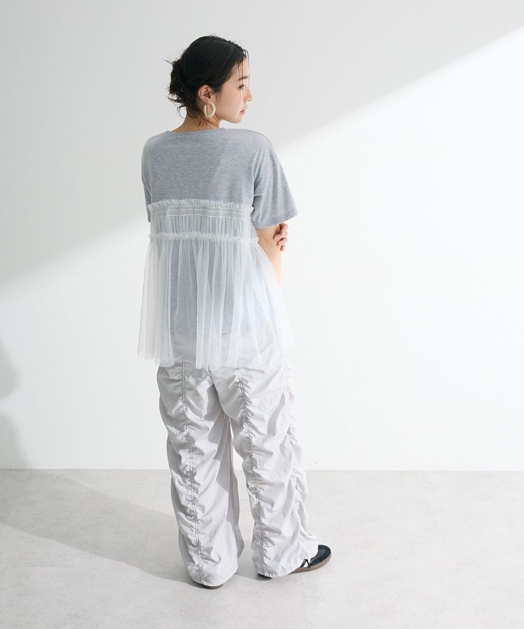 Green Parks「・ELENCARE DUE チュールドッキングTEE」|Tシャツ・カットソー|