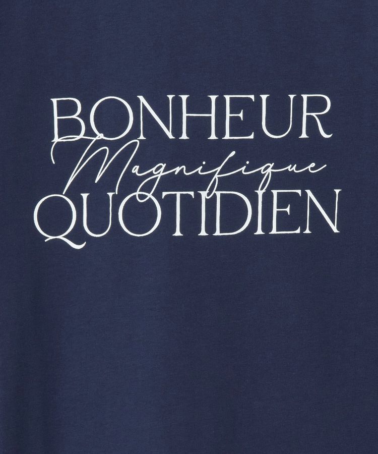 Green Parks「フレンチスリーブ筆記体ロゴチュニック」|チュニック|