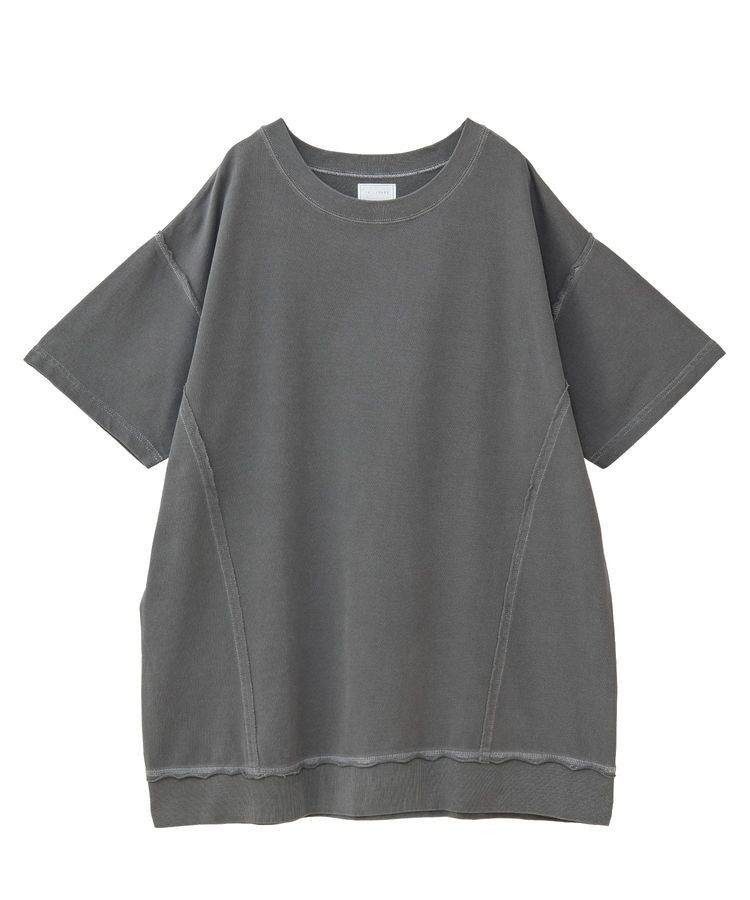 armonia「ピグメント裏毛切りっぱなしチュニック」|チュニック|