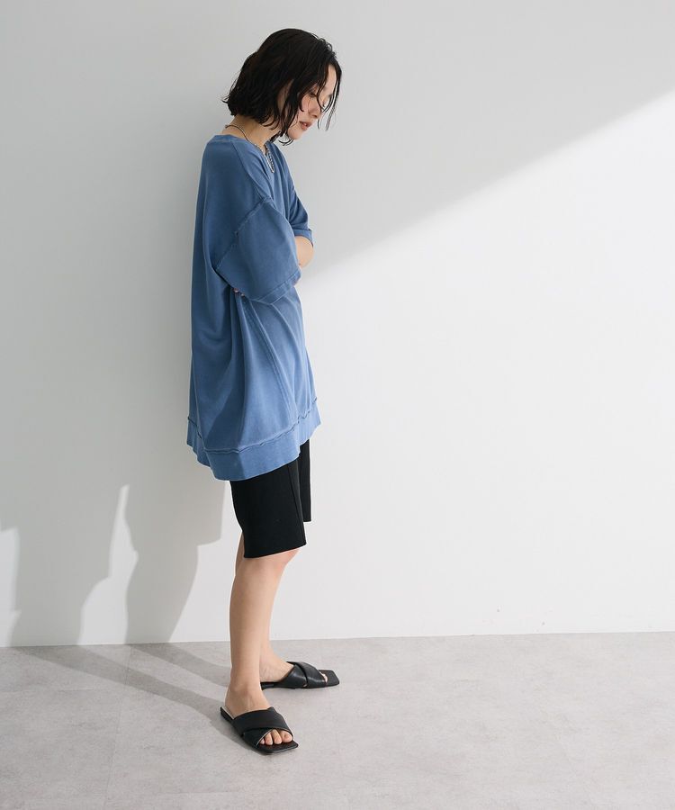 armonia「ピグメント裏毛切りっぱなしチュニック」|チュニック|