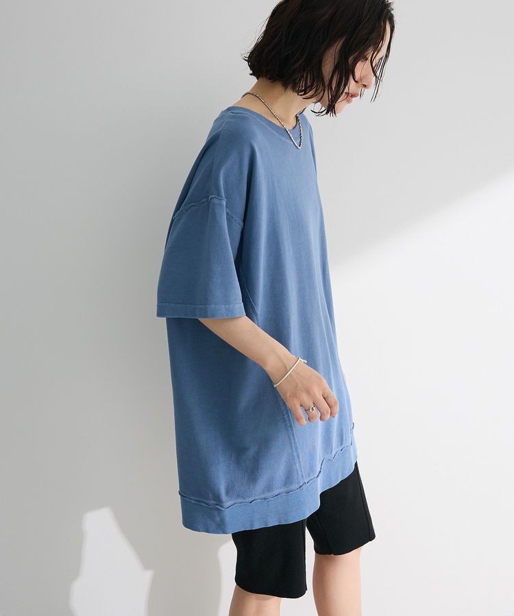 armonia「ピグメント裏毛切りっぱなしチュニック」|チュニック|