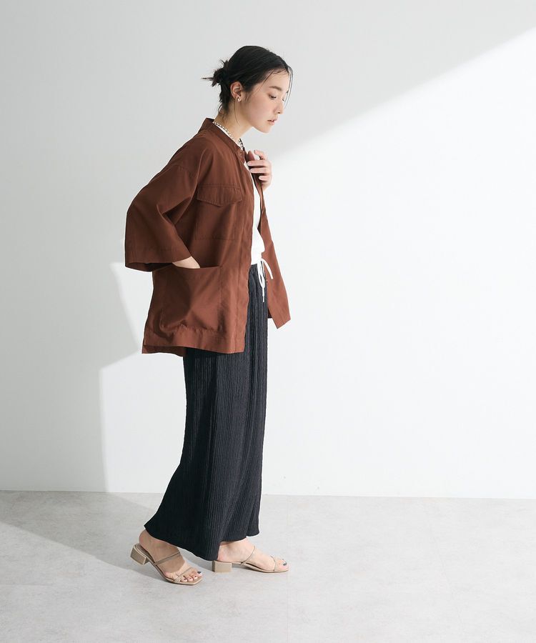 Green Parks「ダブルウエストレイヤードイージーナロースカート」|スカート|