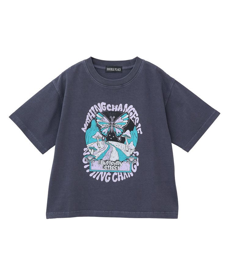 Green Parks「・DOUBLE FLAGS ヴィンテージライクプリントT」|Tシャツ・カットソー|